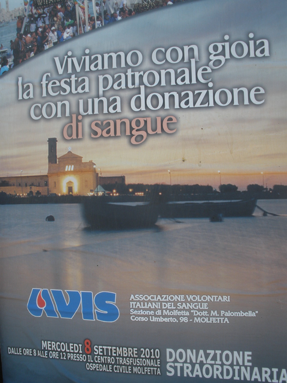 Donazione dell8 settembre: lAvis risponde presente!